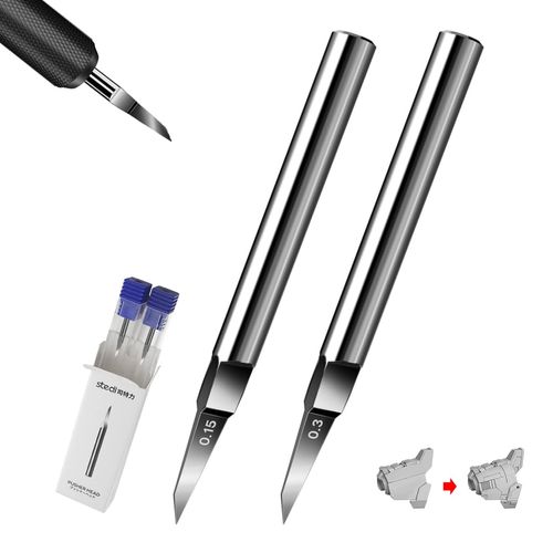 stedi Model Scriber Blades,Tungsten steel Blades,0.15+0.3mm Size,for Modeling Hobby,RG Scale Model,Gundam Model Kit,for Scribing line, Engraved,Panel line,Resin,Scriber Replacement Blades.
