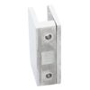 CRL SA87FPS Polished Stainless 3/8" Top Flat Base Glass Clip