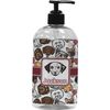 YouCustomizeIt Personalized Dog Faces Plastic Soap/Lotion Dispenser (16 oz - Large - Black)