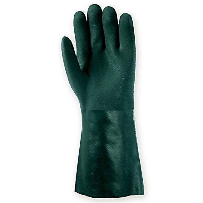 Water Resistant Leather Work Gloves, Grain Cowhide, Palm Patch, HydraHyde  Technology, Large (1201L)