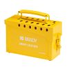Brady Portable Group Lock Box - Yellow - Powder Coated Steel - 65672