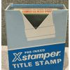 Shachihata Xstamper "THIRD CLASS MAIL " Pre-Inked Re-Inkable Tile  Stamp 1109