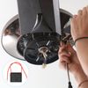 PATIKIL 6uF 450V CBB61 Capacitor, 2Pcs Ceiling Fan Capacitor, Black, Rectangular, Polypropylene