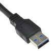 kenable USB 3.0 SuperSpeed Cable Type Plug A to Type B Plug BLACK 0.5m [0.5 metres]
