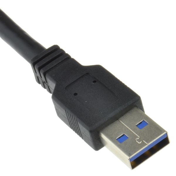 kenable USB 3.0 SuperSpeed Cable Type Plug A to Type B Plug BLACK 0.5m [0.5 metres]
