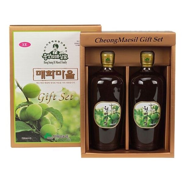 [Hongssangri Cheongmaesil] Gift Set No. 3 (700mlx2bottles), 2bottles, 700ml