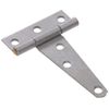 Hardware Essentials 851693 Light T-Hinges Galvanized 3" -2 Pack