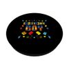 Birthday Boy Master Builder Building Blocks Matching Kids PopSockets Standard PopGrip