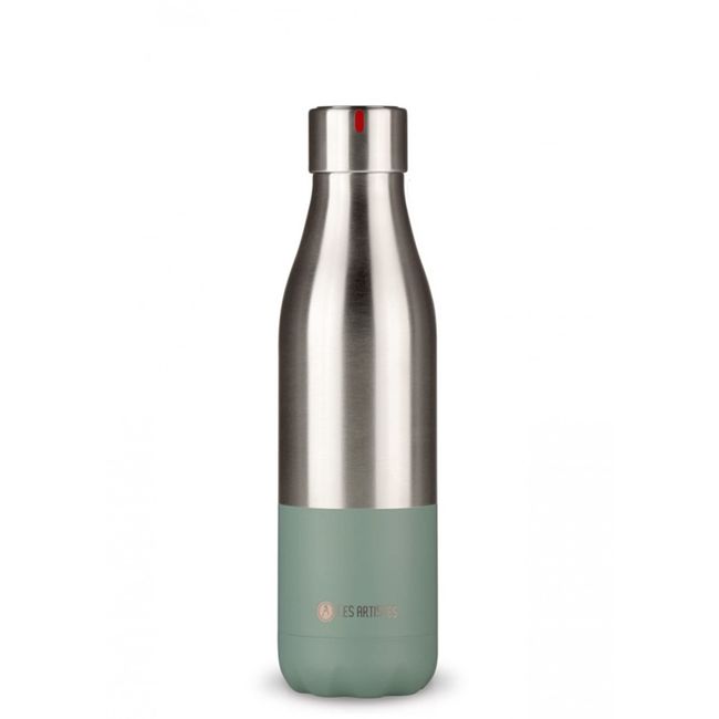 Les Artistes Paris Bottle'up 500 Ml Design Colorblock-Grau-Grün, Trinksystem, Größe 500 ml - Farbe Split Sage