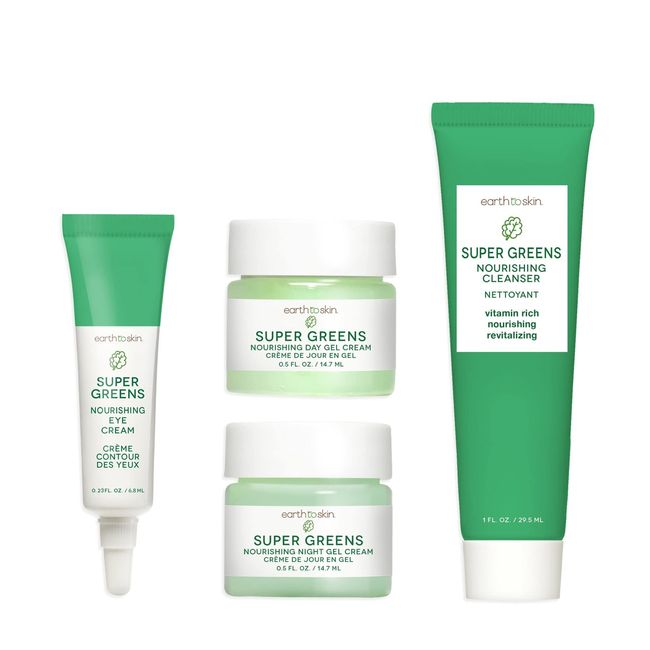 Super Greens Nourishing Set, 4 pieces 2.25 oz