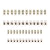 6 Pack Clear Electrical Terminal Blocks,Wire Connectors for Secure and Reliable Electric Wire Connections