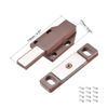 uxcell Single Touch Catch Magnetic Latch for Cabinet Door Cupboard Brown 2pcs