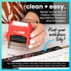 ExcelMark Self-Inking Rubber Teacher Grading Stamp - Homework