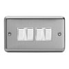 Varilight - 4G 1 or 2W 10A Switch Matt Chrome - XS9W