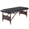 Master Massage Linens, Faux Leather, Black, Standard