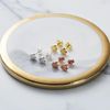 Philip Jones Set of Three Heart Stud Earrings