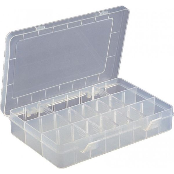 EV Electrovision Plastic 15-Compartment Crafts Storage Box