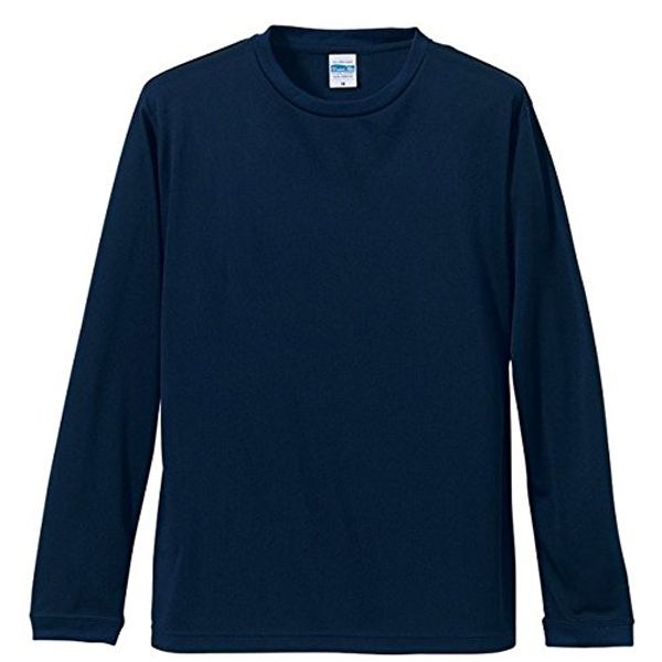 Daily necessities Long-sleeved T-shirt Related product UV protection, sweat absorption, quick drying, silky touch long sleeve T-shirt CB5089 Navy XXL