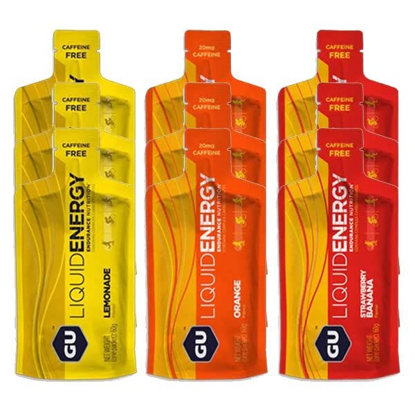 GU Energy LIQUID ENERGY Liquid Energy, 3 Flavors, 9-Piece Set, Energy Gel, Climbing, Marathon, Running, Trail Running, Triathlon, Action Meal, Supplement