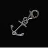 Solid Silver 925 Anchor Clip on Charm Pendant For Charms Bracelet A17C