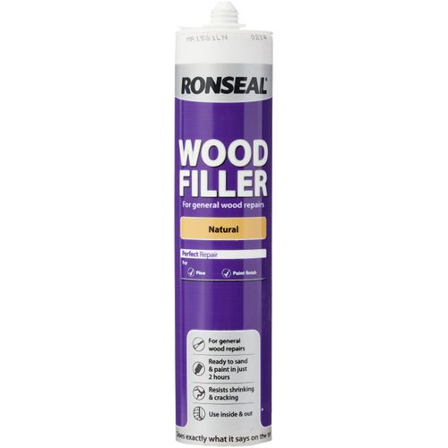Ronseal 33365 Multi-Purpose Wood Filler - Natural 310ml