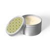 CafePress Ogee Pattern Olive Cream 2"x3" Canister Scented 8 oz. Candle