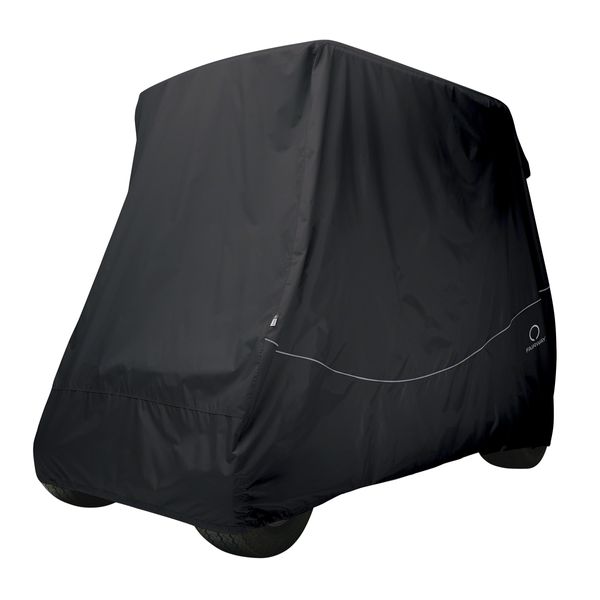 Classic Accessories Fairway Golf Cart Quick Fit Cover, Black, Short Roof