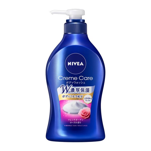 Nivea Cream Care Body Wash French Rose Pump 16.2 fl oz (480 ml)