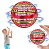 LED Flying Orb: Galactic Spinner Boomerang with Dynamic Light Effects (Red)
