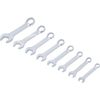BGS 32140 | Combination Spanner Set | extra short | Inch Sizes | 3/8" - 7/8" | 8 pcs.