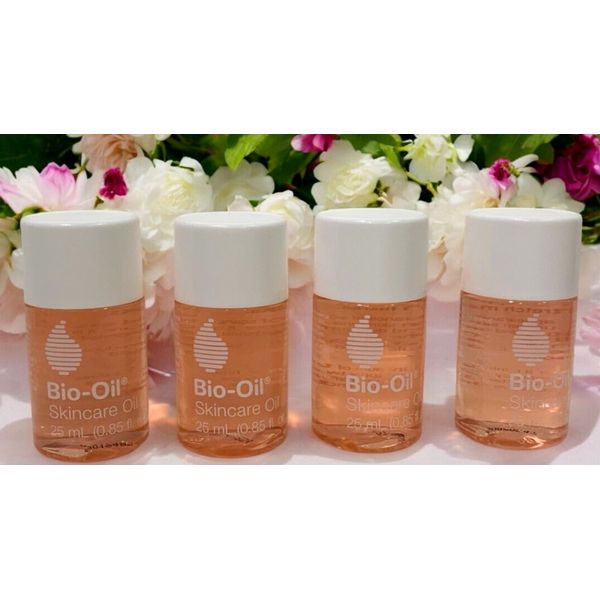 4 Pack Bio-Oil Skincare Body Oil Moisturizer Scars & Stretch Marks 0.85oz Each