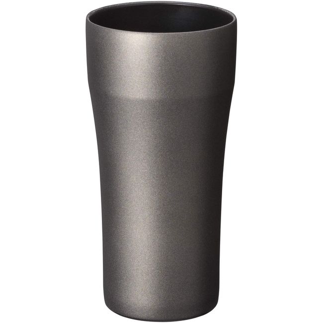 Kyocera CTB-420-BK Ceramic Vacuum Insulated Tumbler, 14.2 fl oz (420 ml), Ceramic Treatment, Interior and Outer Surface, Non-Sweat Insulation, Dishwasher Safe, Ceramag Black, Black