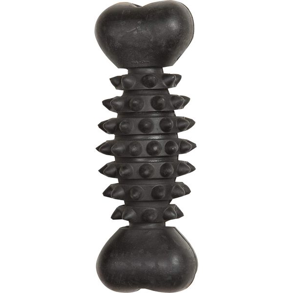 Flamingo 501986 Hs Rubber Gladiator Bone Plus Spikes, Black, 19 cm