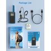 Two-Way Walkie Talkies Long Range Portable Waterproof Rechargeable, Headsets