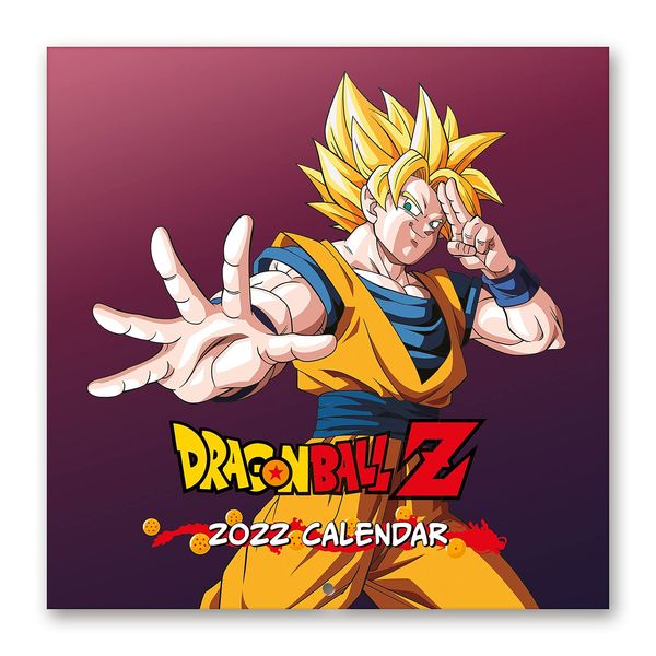 Official Dragon Ball 2022 Wall Calendar, 2022 Calendar, 12" x 12" Square Wall Calendar 2022 (Free Poster Included), Family Calendar 2022, Kids Calendar 2022