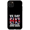VE Day 2025 WW2 80th Anniversary Union Jack V E DAY Case for iPhone 11 Pro Max