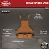 Bucket Boss mens Tool,adjustable,work Tool Bag, Brown, 16 pockets US