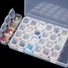 Siming Sorting Box Transparent (Empty) with 28 Compartments, Removable Bead Boxes