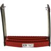 KM Universal Bolt-On Flex Step - Red flexible step for tractors