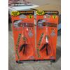2 Joe's Flies Size 10 Inline SpinnerBaits Short Striker / Black Gnat 127-10