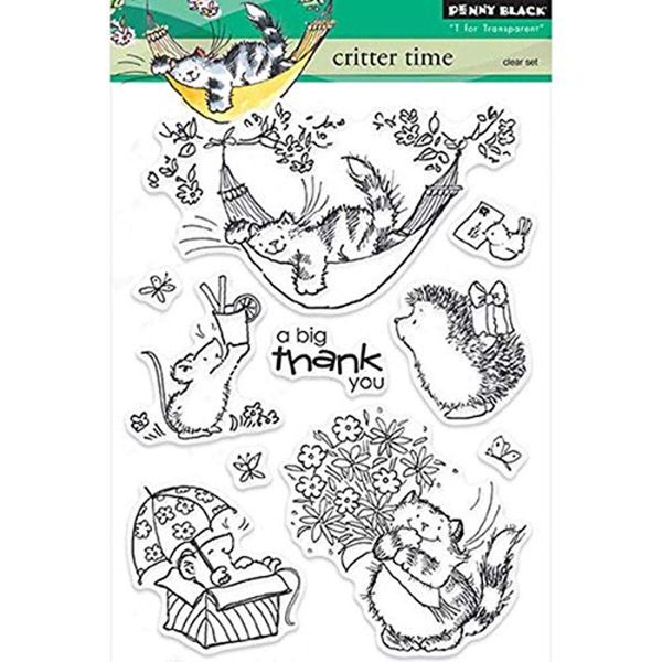 Penny Black 30-234 Critter Time Decorative Stamp