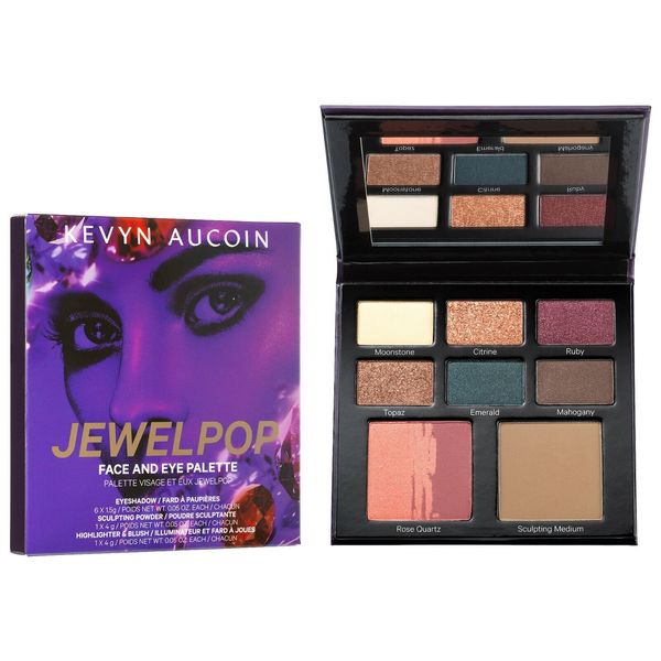 Kevyn Aucoin Jewel Pop Face and Eye Palette NEW