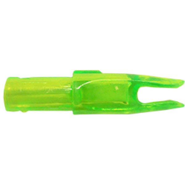 PRECISION SHOOTING EQUIP Carbon Force Flo Green Nocks Dozen Pack
