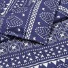 AmazonBasics Comforter Cover, Patterned, Single, Navy