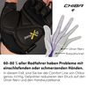 CHIBA Gel Comfort Gloves - Black, Size Medium