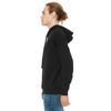 Bella Canvas Mens Sponge Fleece Pullover Hoodie, Medium, Black