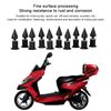 Wind Screen Bolts, Windshield Wind Screen Spike M5 Screws Nuts Motorcycle Modification Accessories(Black)