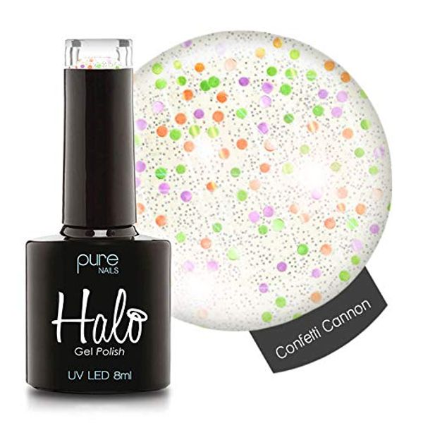 Halo Gel Polish *Full Range 8ml* **CHOOSE YOUR COLOUR(S)** (Confetti Cannon N2874)