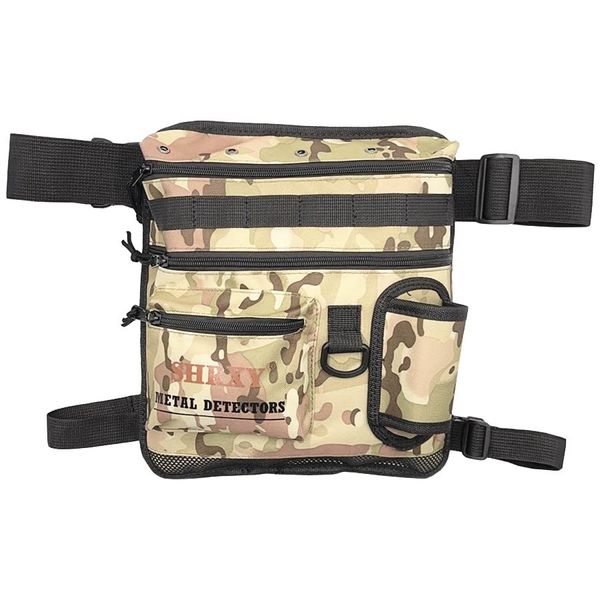 Metal Detector Finds Bag Multi-Purpose Digger Tools Bag for PinPointer Garrett Detector Xp ProPointer Pack Pouch(not include other tools) (camouflage)