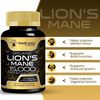 Lion’s Mane Mushroom Capsules 120ct | Focus, Memory & Immune Support | Organic